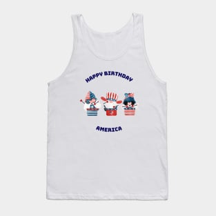 Happy birthday America Tank Top